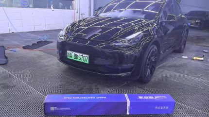 特斯拉model Y装贴B7-铂金系列车衣7.5