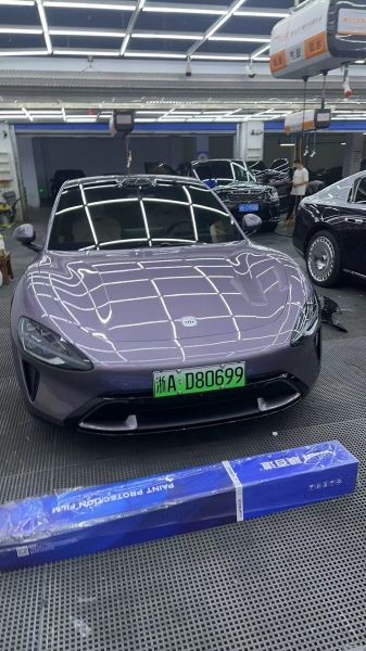 小米su7 Ultra装贴B7-铂金系列车衣7.5