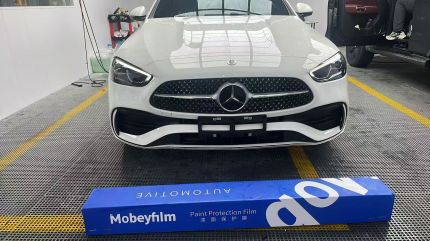 奔驰C260L装贴U8-星盾系列隐形车衣7.5