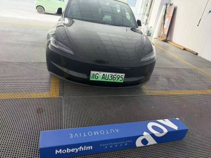 特斯拉MODEL3装贴U8-星盾系列隐形车衣7.5